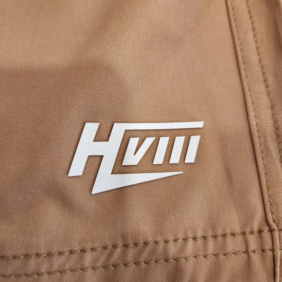 HVIII Brand Goods Board Shorts Tan Mens Size XXL Drawstring Flat Front - Picture 6 of 10